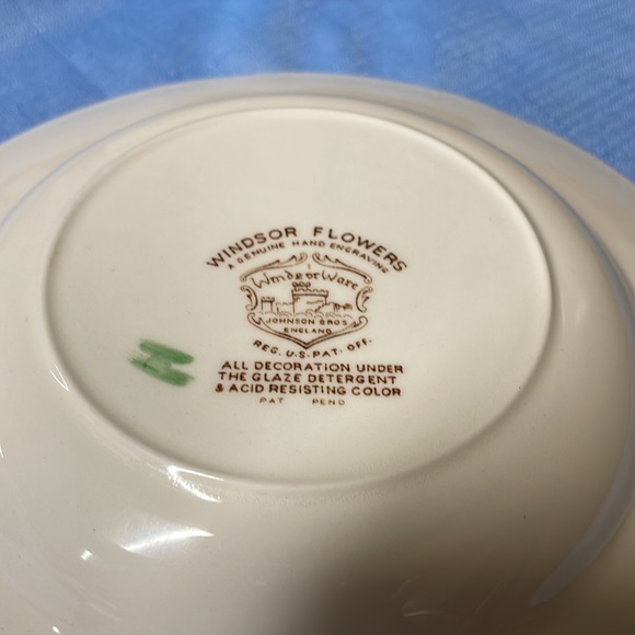 Windsor Ware Windsor Flowers Johnson Bros England Soup Bowls, Set Of 8 - Picture 2 of 5